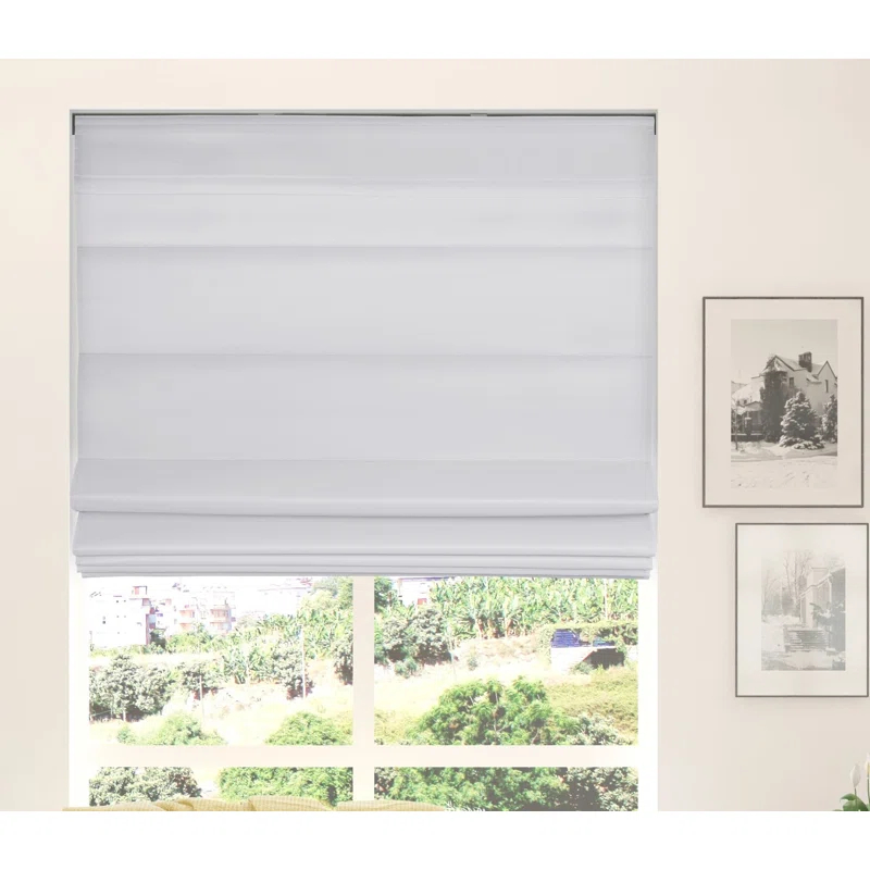 Semi Sheer Roman Shade