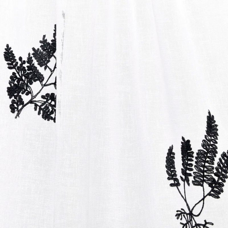 Nicole Miller New York Mabel Sheer Rod Pocket Curtain Panels Pair & Reviews | Wayfair