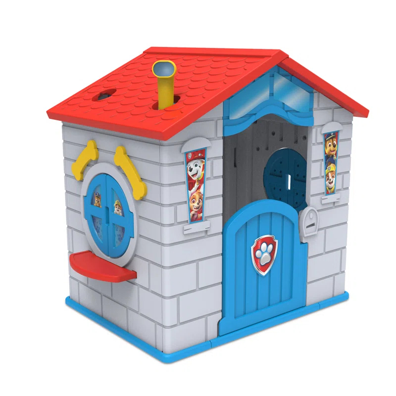 Delta Children Nick Jr. PAW Patrol Plastic Indoor/Outdoor Playhouse With Easy Assembly By Delta Children, Blue