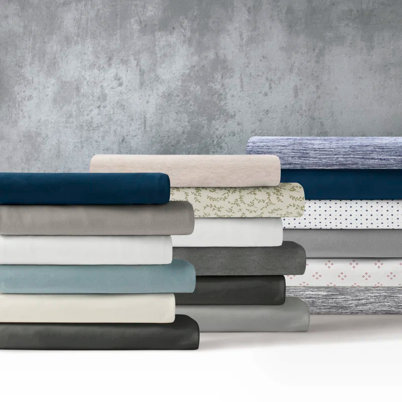 Brielle Jersey Cotton Blend Jersey Knit Sheet Set