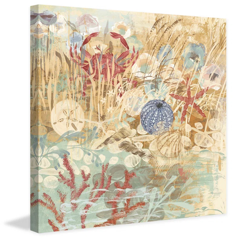Highland Dunes " Floral Frenzy Coastal V " by Alan Hopfensperger