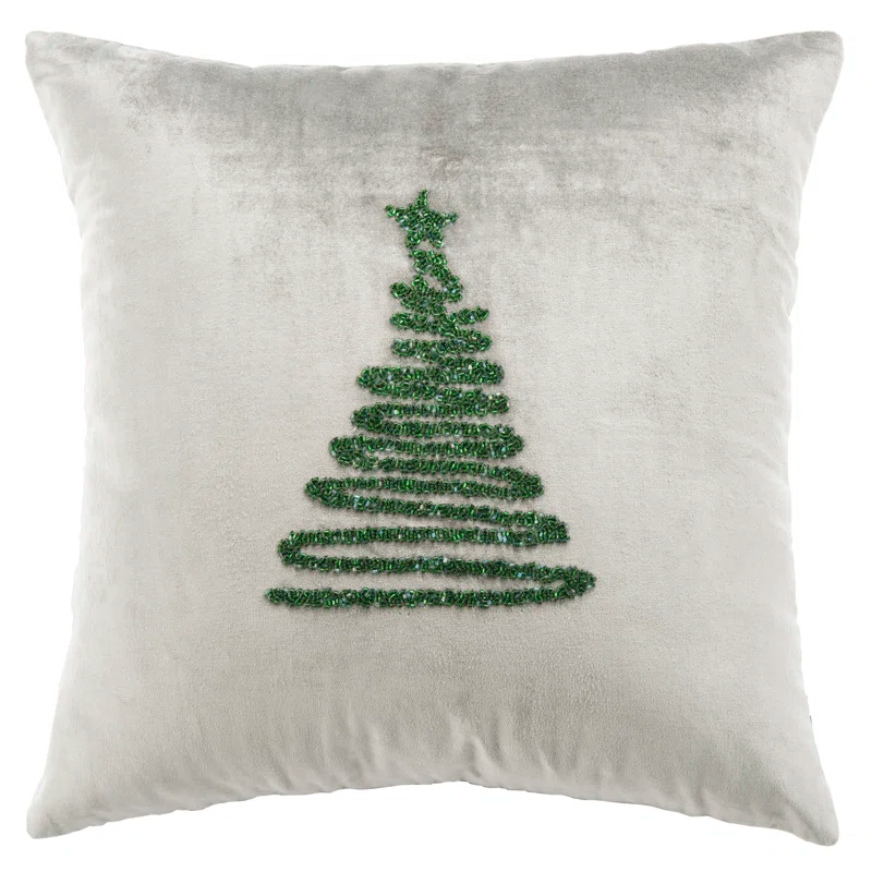 Safavieh Appliqued Cotton Throw Pillow