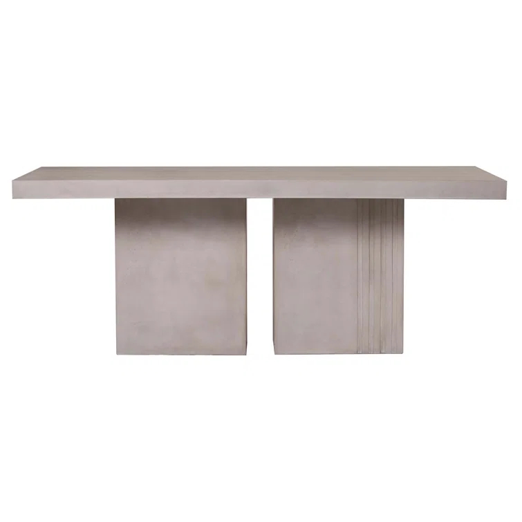 Seasonal Living Perpetual Square Concrete Outdoor Dining Table