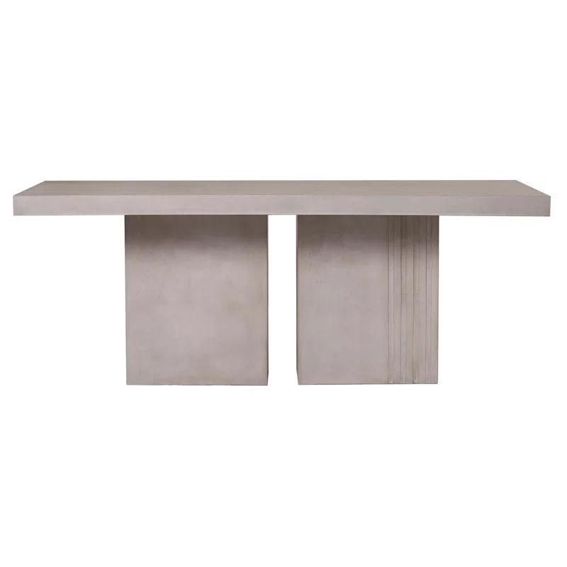Seasonal Living Perpetual Square Concrete Outdoor Dining Table