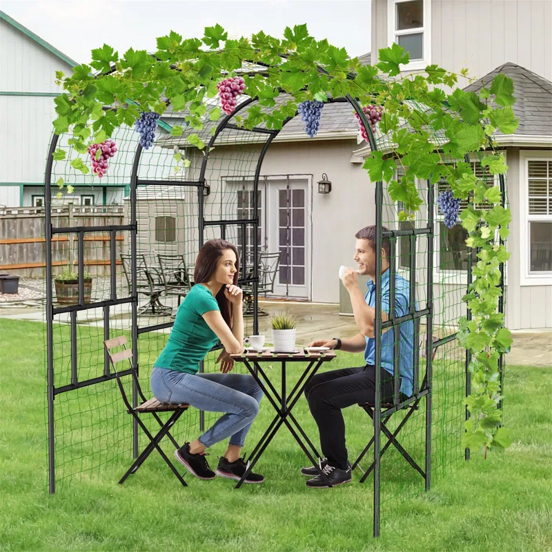Blooming Large Garden Arch Gazebo Pergola