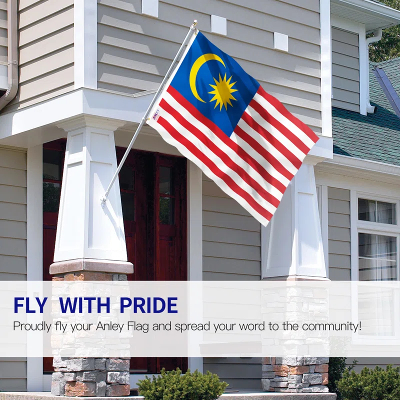 ANLEY Malaysia Flag Polyester 36 x 60 in. House Flag