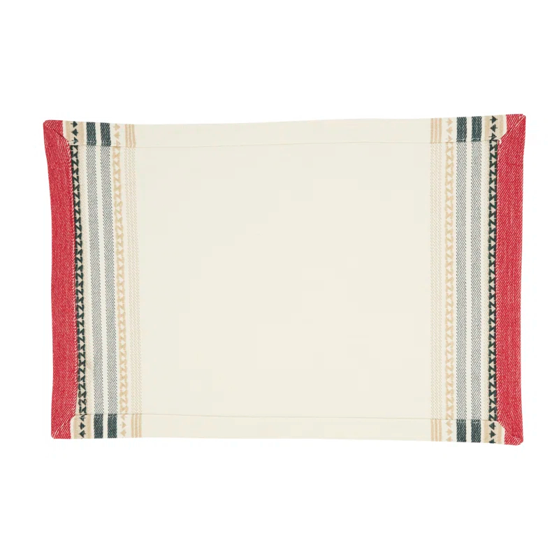 Saro Merry Pines Dobby Placemat (Set of 4)