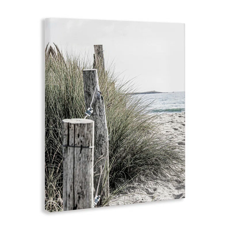 Stupell Industries Coastal Beach Landscape Canvas Wall Art Design by Incado | Wayfair