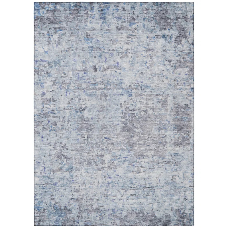 Machine Washable Indoor/Outdoor Cicel ACN1128 Sky Rug