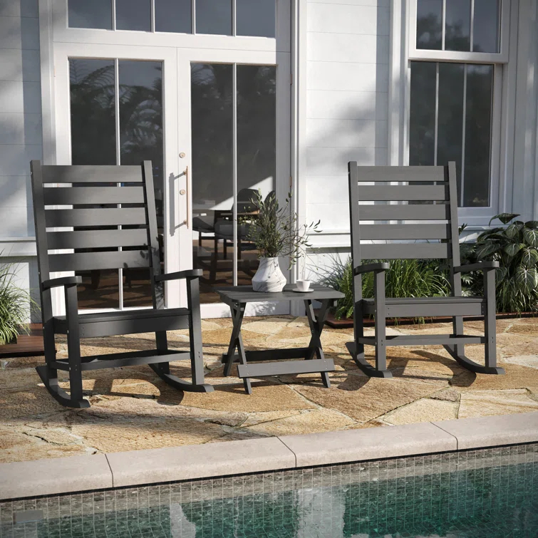 Taylor & Logan Collis Rectangular Outdoor Folding Side Table