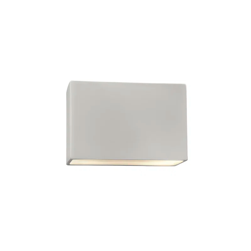 Justice Design CER-5645W-BIS Ambiance Collection - 1 Light Outdoor Wall Sconce Bisque  Choose Your Options