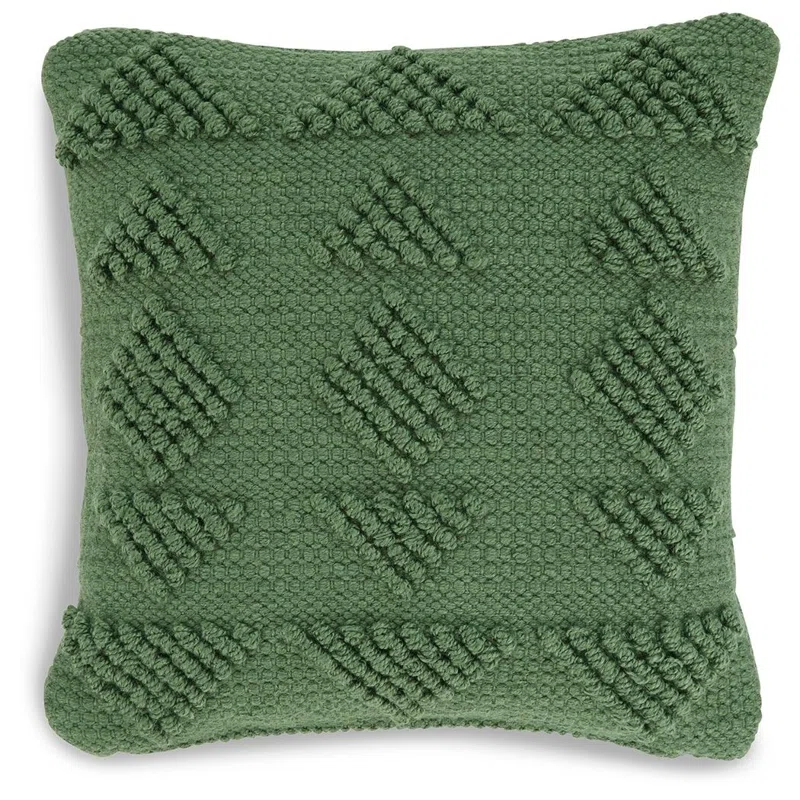 spirea Geometric Indoor/Outdoor Reversible Throw Pillow