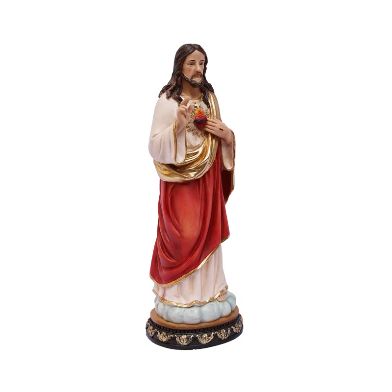Hi-Line Gift Ltd. Sacred Heart of Jesus Statue Religious Decor