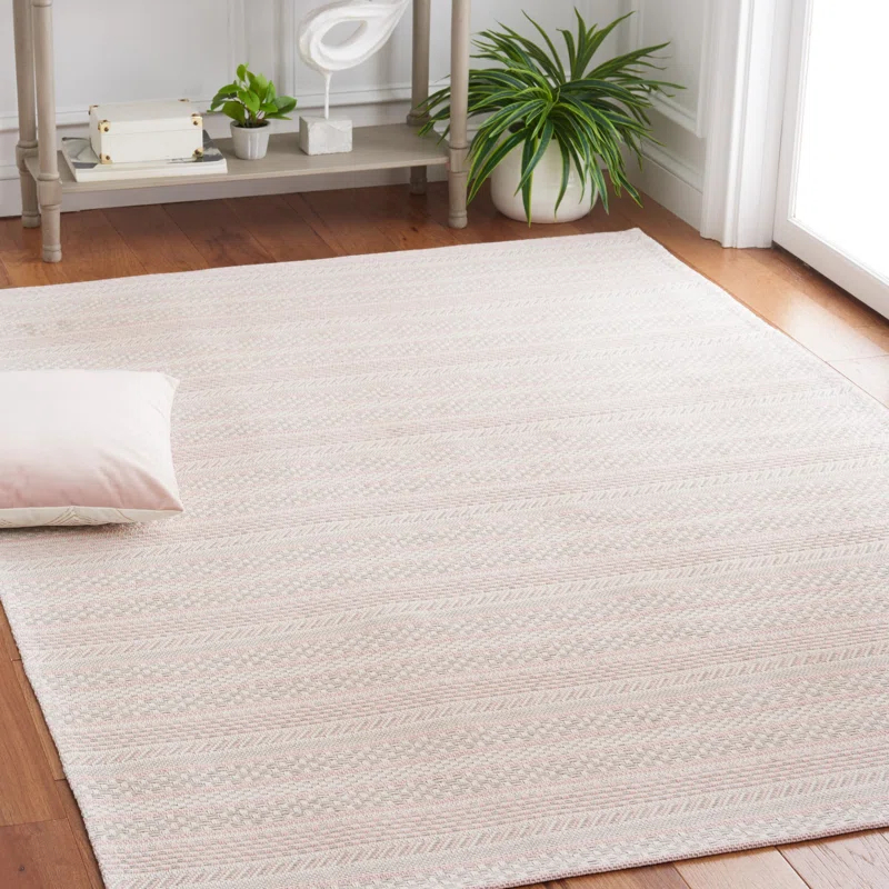 Martha Stewart Rugs Martha Stewart 412 100% Cotton Striped Rug