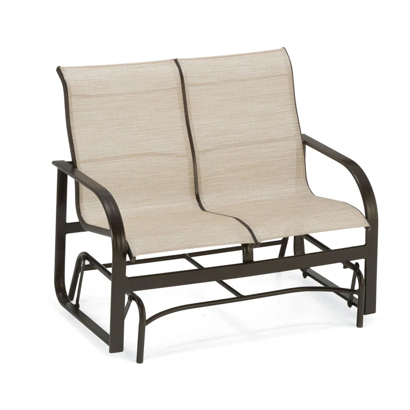 Winston Key West Sling 46'' Aluminum Outdoor Loveseat