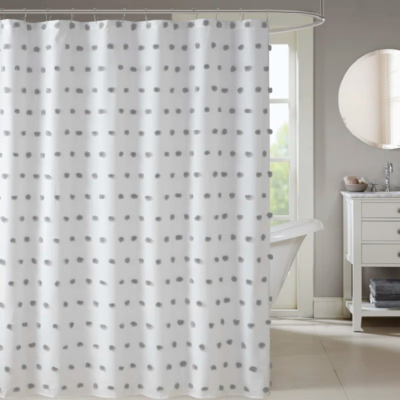 Madison Park Sophie Polka Dots Shower Curtain