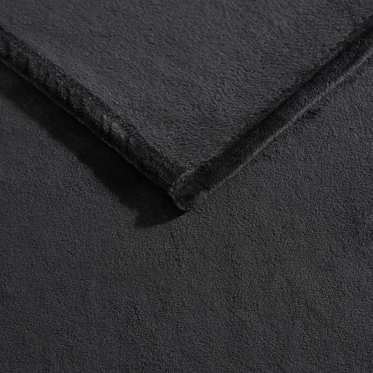 Kenneth Cole Kenneth Cole Reaction Solid Ultra Soft Plush Fleece Blanket