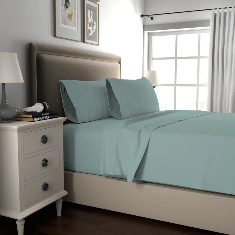 Color Sense Ultra-Soft & Silky 800TC Rich Cotton-Blend Wrinkle-Resistant Sheet Set