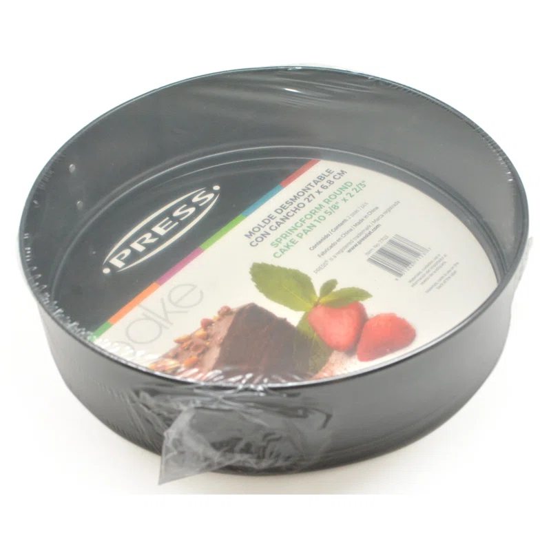 PRESS PRESS 10'' Carbon Steel Non-Stick Round Springform Pan