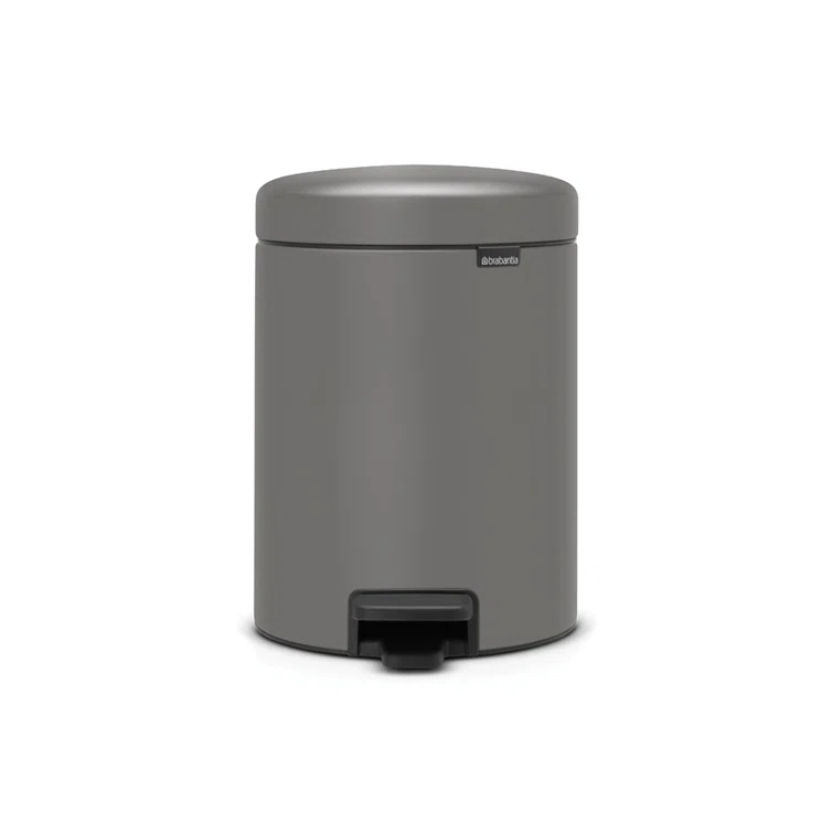 Brabantia NewIcon Step On Trash Can, 1.3 Gallon (5 Liter)