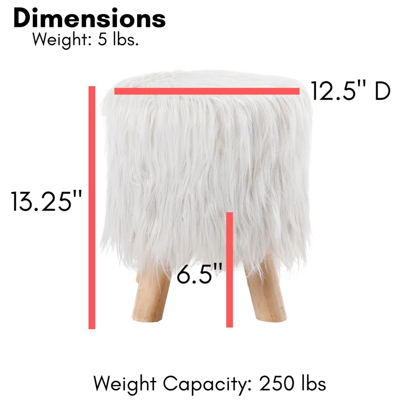 BirdRock Home BirdRock Home Upholstered Ottoman