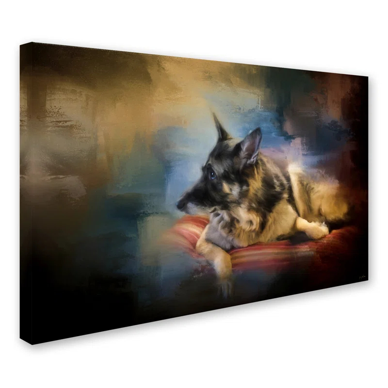 Trademark Fine Art Jai Johnson " Watching The Drama " by Jai Johnson