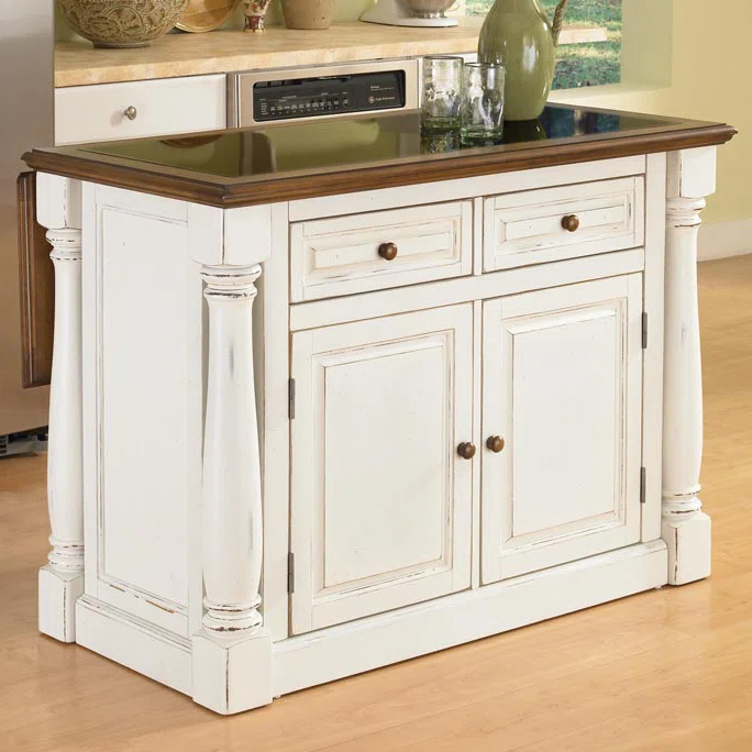 Home Styles Monarch Granite Top Kitchen Island