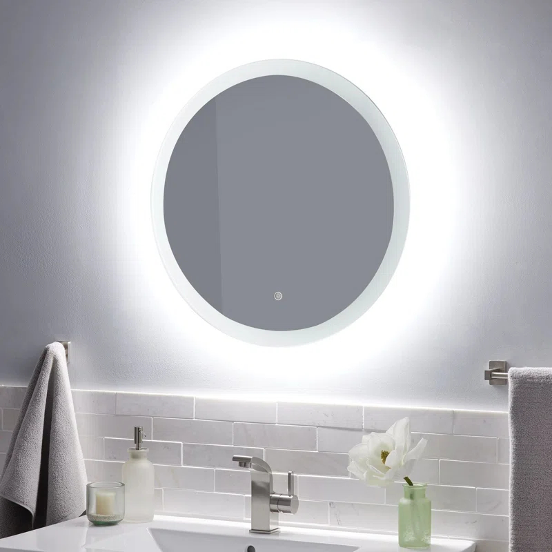 Morse Lighted Bathroom Vanity Mirror with Tunable LED