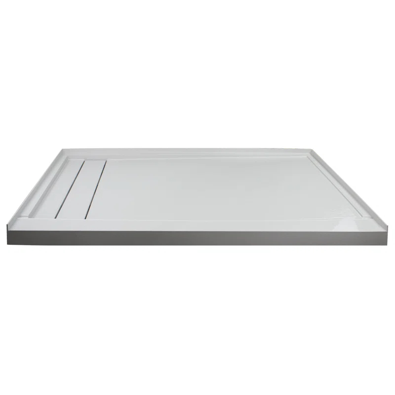 Transolid FLU6032L-39 60'' W 32'' D Rectangular Single Shower Base