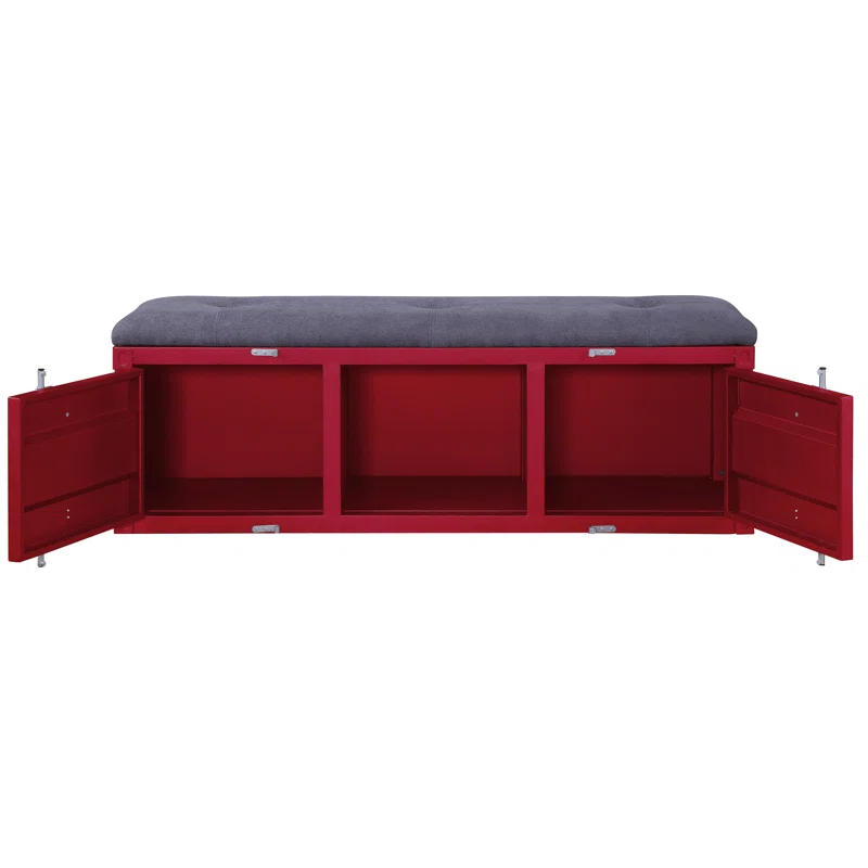 Acme Cargo Fabric Upholstered Storage Bench