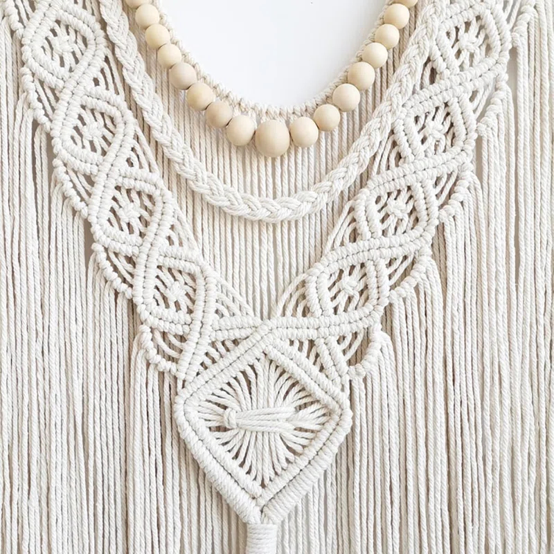 Rosalind Wheeler Macrame Wall Hanging Large Boho Wall Decor Wall Decor Living Room