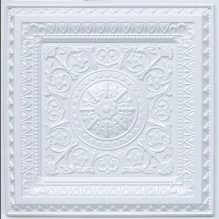 uDecor Economy La Scala Drop-In PVC Ceiling Tile (Set of 10)