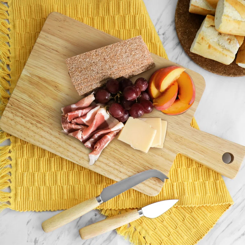 Martha Stewart Martha Stewart 14.25In X 8In Rectangular Serving Board With 2 Cheese Knives