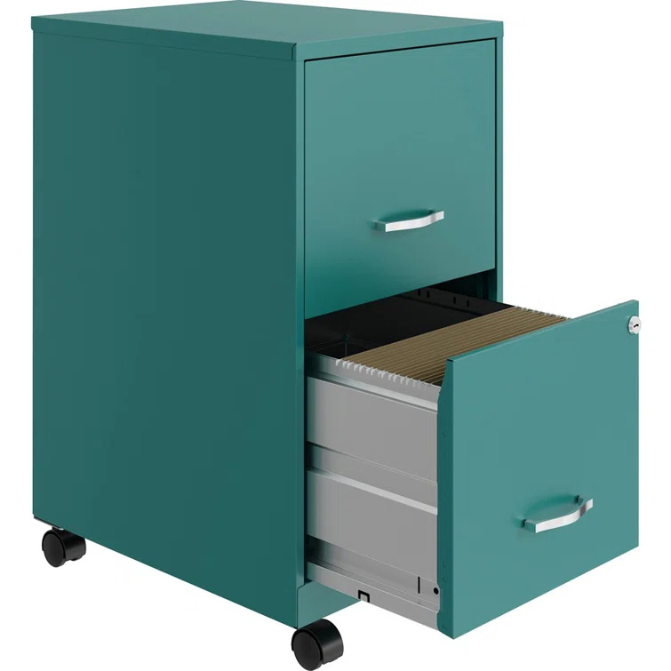 Lorell Soho Mobile 2-Drawer File Cabinet