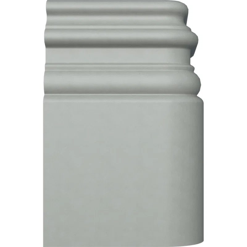 7 3/8"H x 4 3/4"P Hillsborough Baseboard Moulding Outside Corner