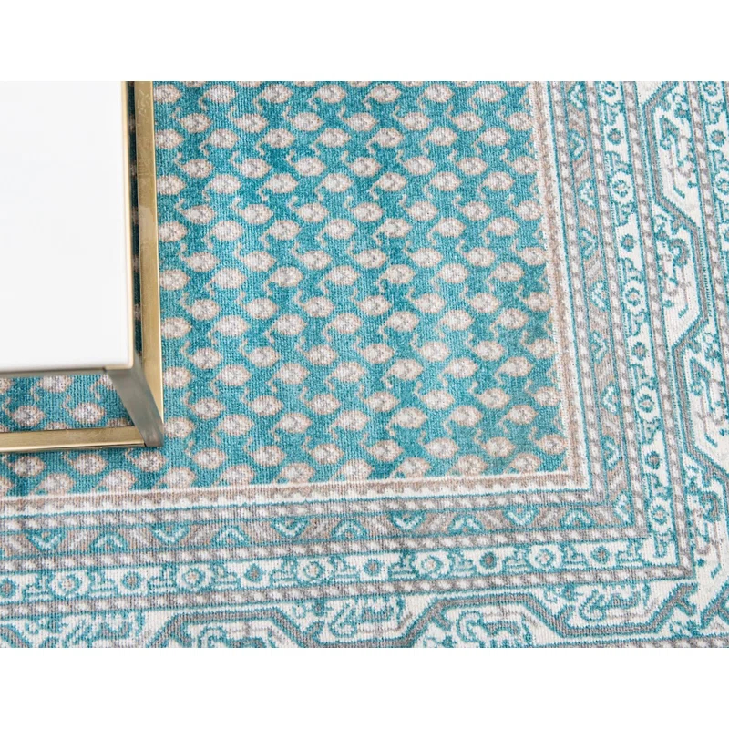 RugPal Wingate Turquoise Area Rug