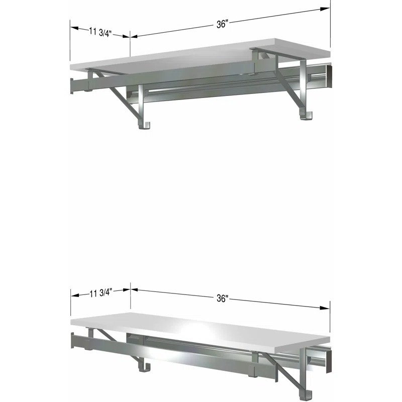 Arrange a Space Double Shelf-Hang Closet System