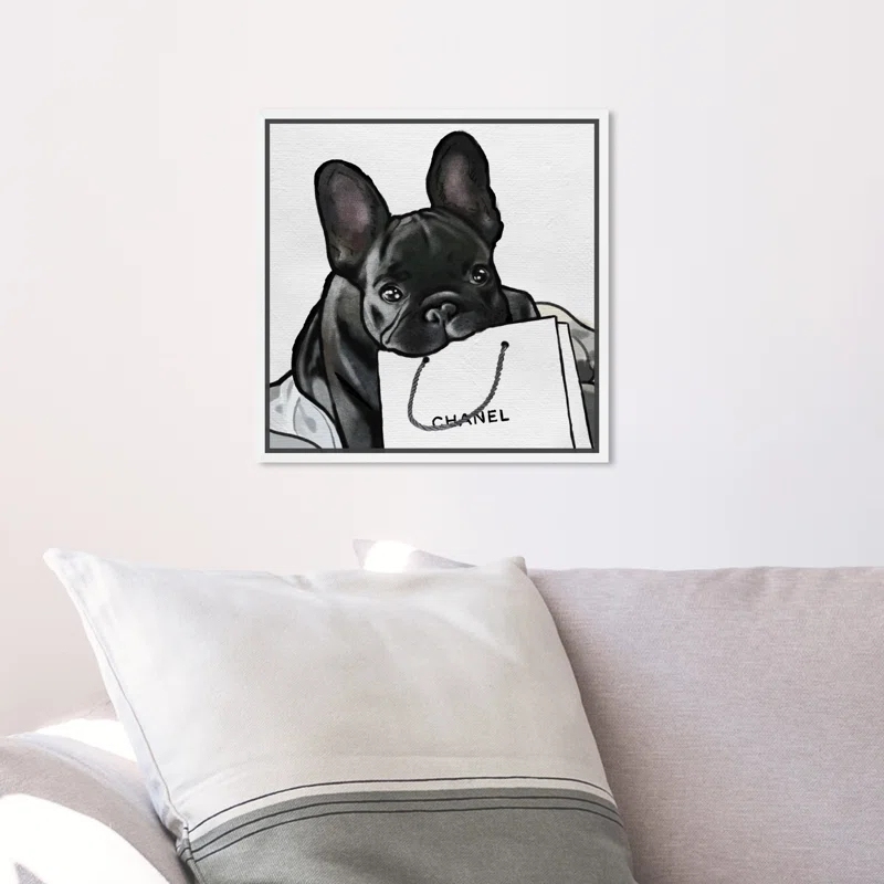 Oliver Gal Prints French French French by Oliver Gal - Graphic Art on Canvas