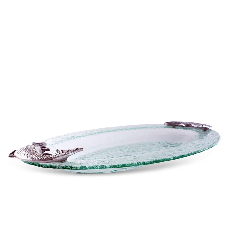 Arthur Court Designs Arthur Court Designs Coastal Glass Platter