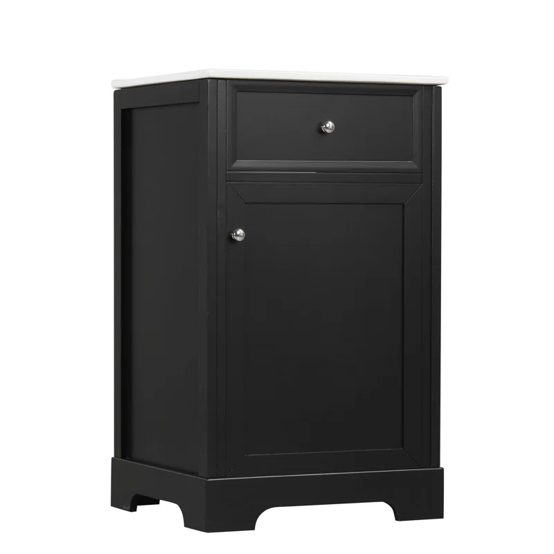 Jeltyprey 20" Bathroom Vanity with Sink, Bathroom Cabinet with Soft Closing Door
