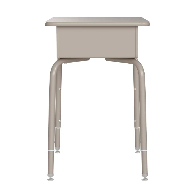 Flash Furniture Goddard Height-Adjustable Open Front Student Desk with Metal Book Box