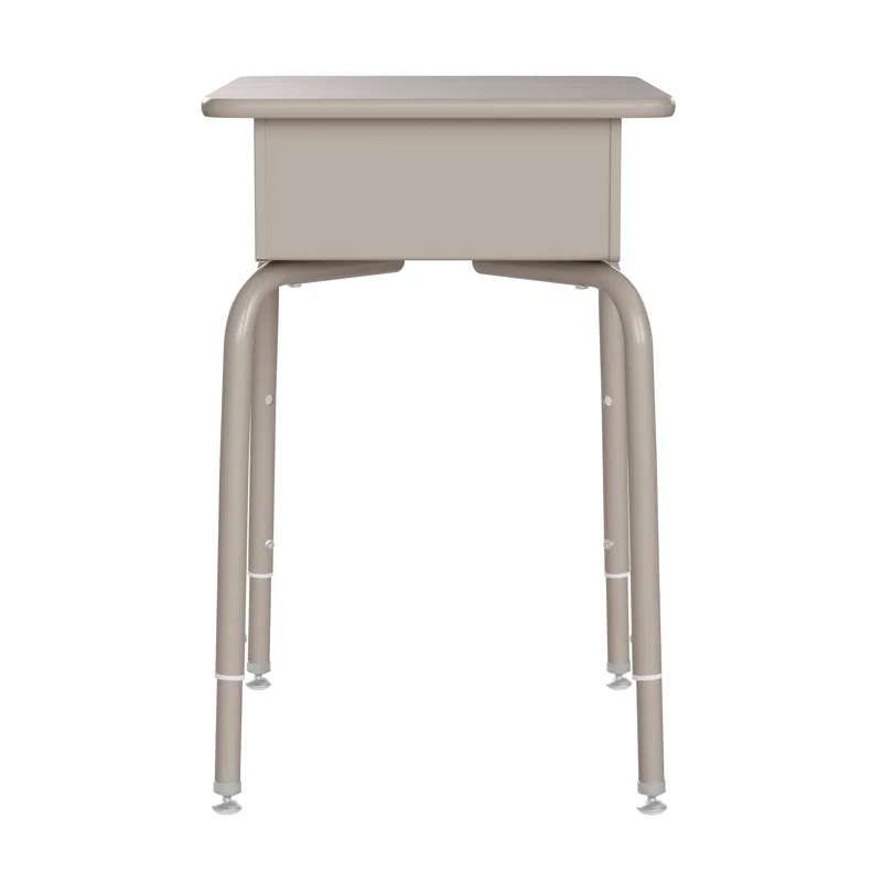 Flash Furniture Goddard Height-Adjustable Open Front Student Desk with Metal Book Box