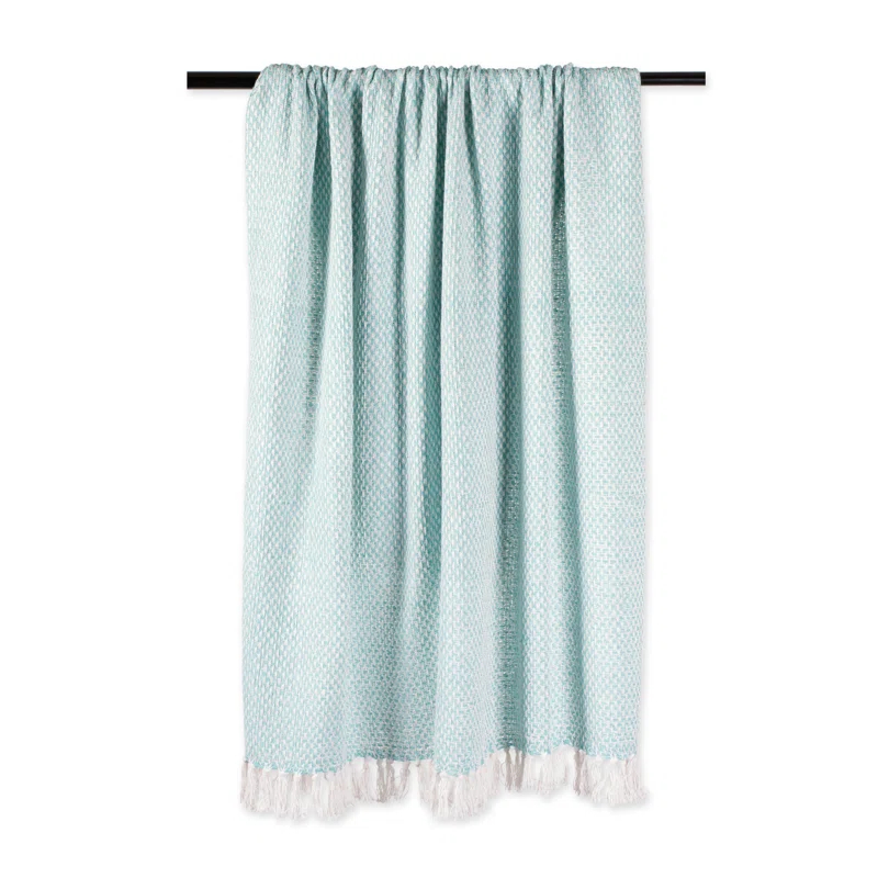 Design Imports Hand Woven Throw Blanket
