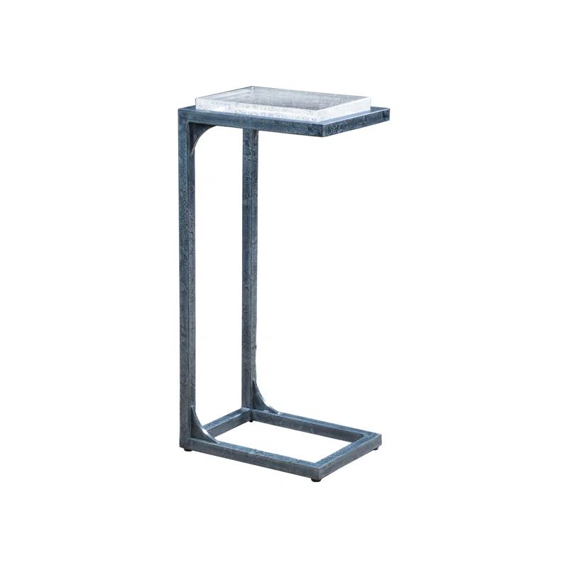 Artistica Home Signature Designs Gamma Glass C End Table