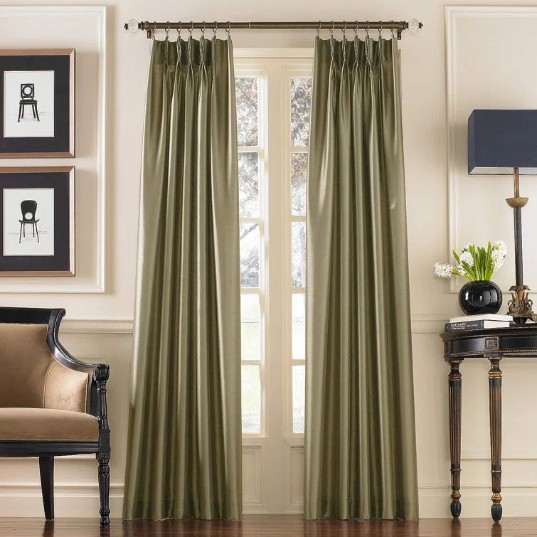 Charlton Home® Curtainworks Mansour Solid Room Darkening Single Curtain Panel