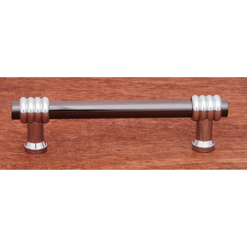 Rk International Two Tone Swirl 3 1/2'' Center to Center Bar Pull CP Series