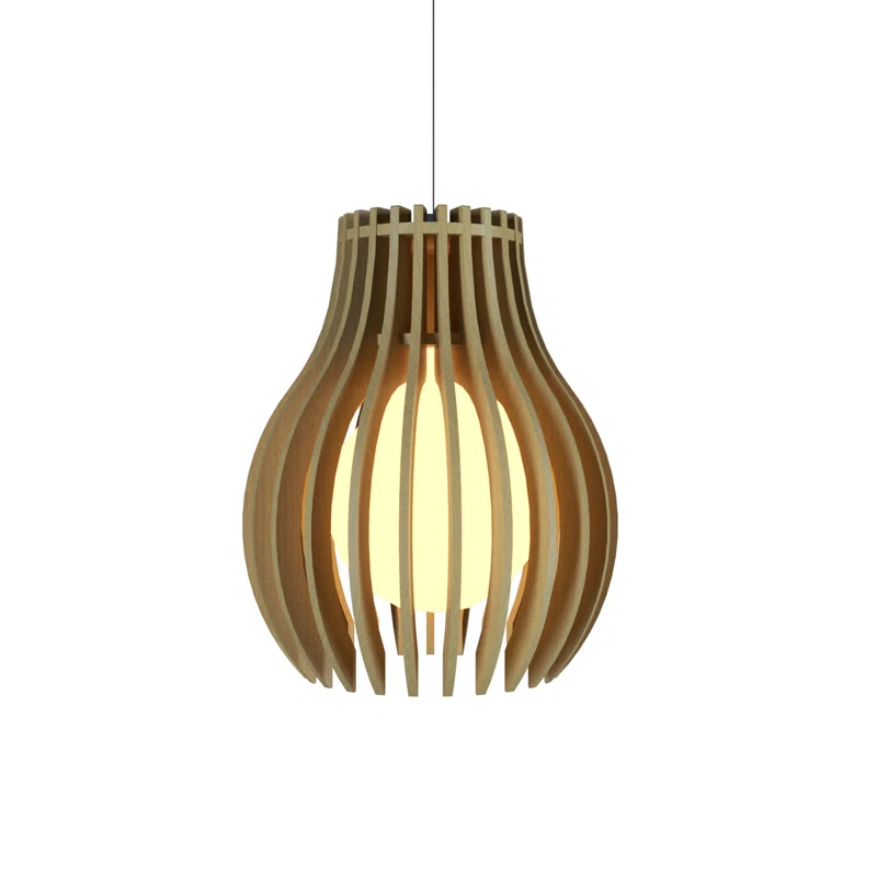 Accord Lighting Stecche Di Legno 1 - Light Single Pendant