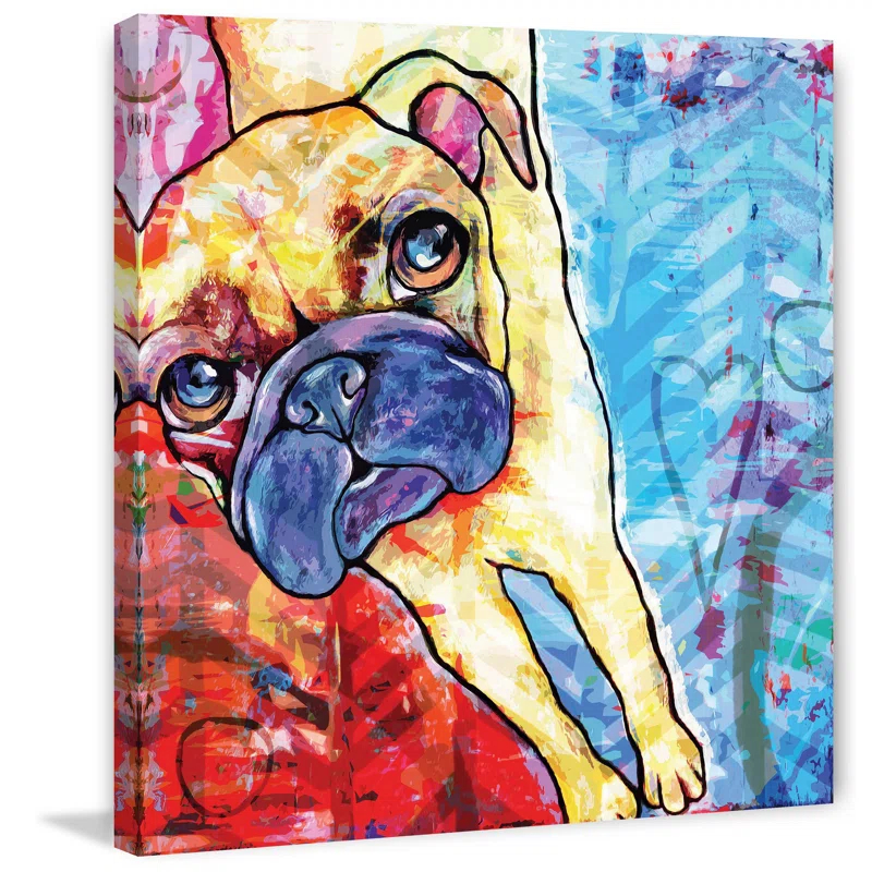 Marmont Hill " Pug Pop Art " by Stephanie Gerace