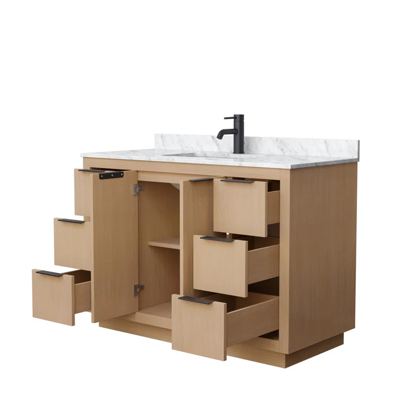 Wyndham Collection Maroni 48" Single Bathroom Vanity Set | Wayfair