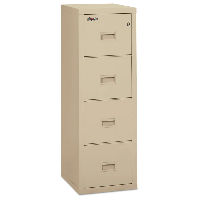 FireKing Compact Turtle® 17.75'' Wide 4 -Drawer Steel File Cabinet
